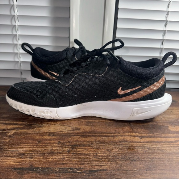 Nike Womens Court Zoom Pro DH0990-091 Black Basketball Shoes Sneakers Size 8 - Picture 4 of 9
